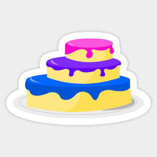 Cake Pride Sticker